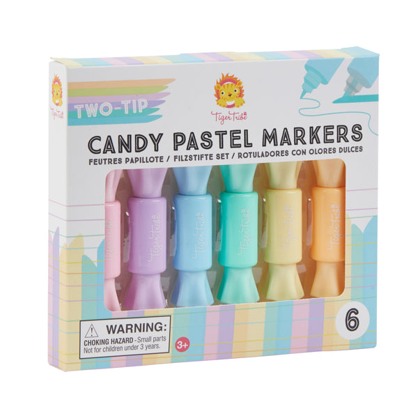 Two-Tip Candy Pastel Markers