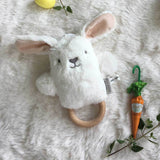 ship-me-toys - Beck Bunny Dingaring (White) - O.B. Designs - Baby